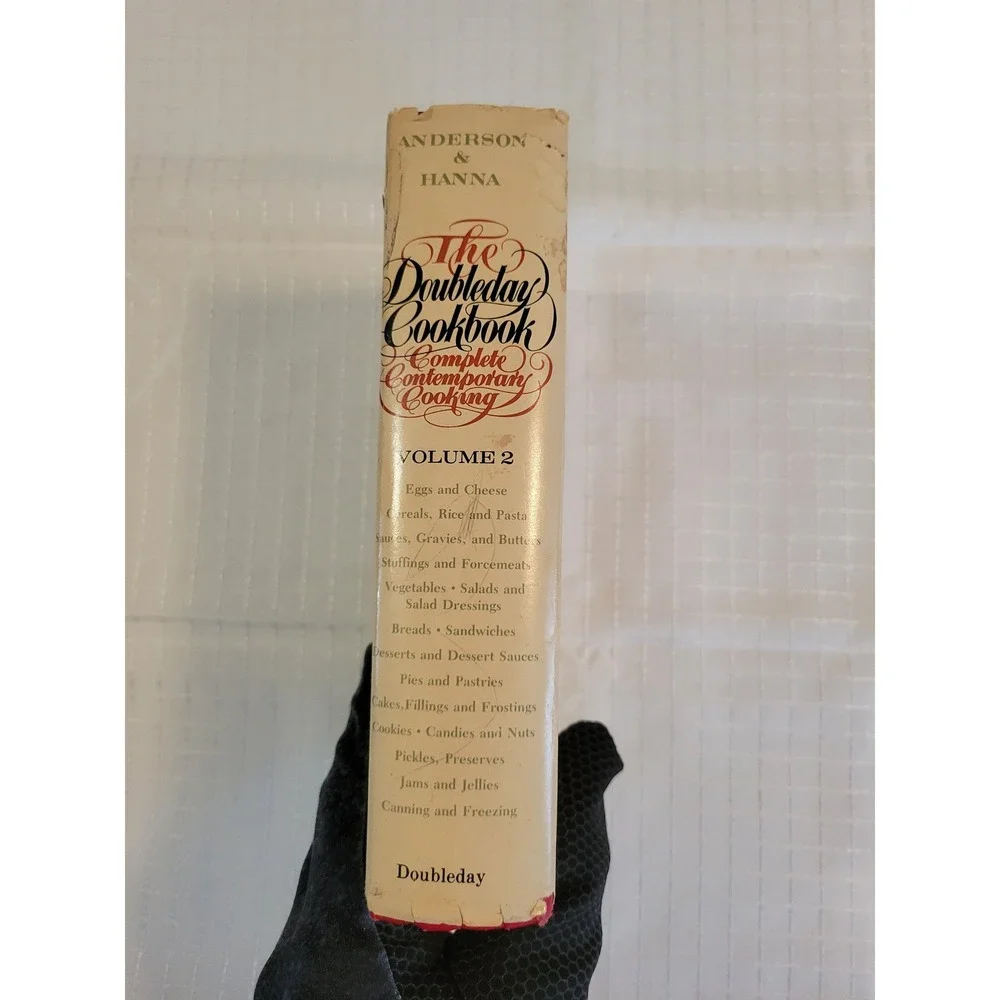 Vintage Hardcover Book with Dust Jacket Red Cream‎ Classic Literature Decorative
